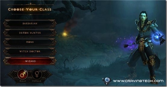Diablo 3 choose class