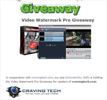 Video Watermark Pro giveaway