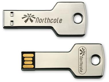 key shaped USB flash drive