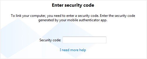 Enter Security Code