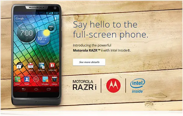 Motorola RAZR i