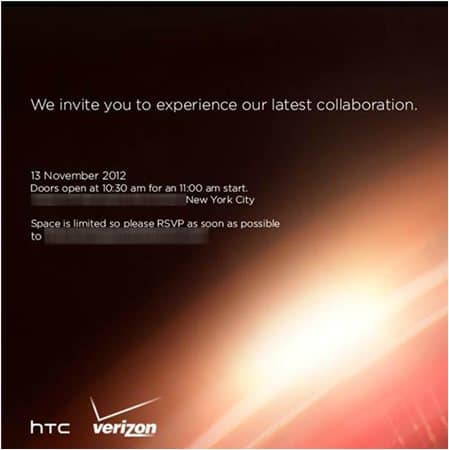 HTC Droid DNA invitation