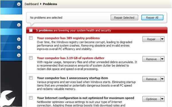 Problem details