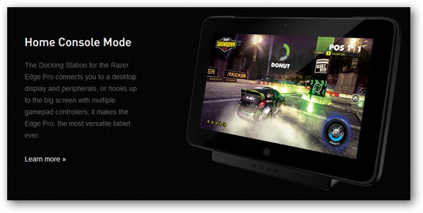 Razer Edge Home Console Mode