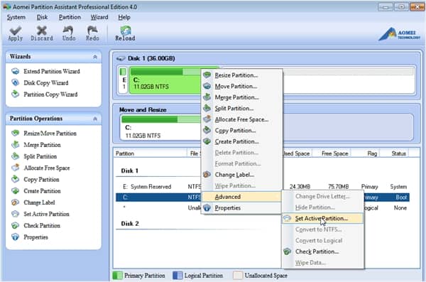 AOMEI Partition Assistant