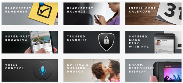 BlackBerry 10 OS Features