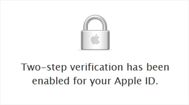 Enable 2 step verification apple itunes