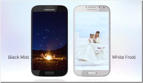 Galaxy S4 colors