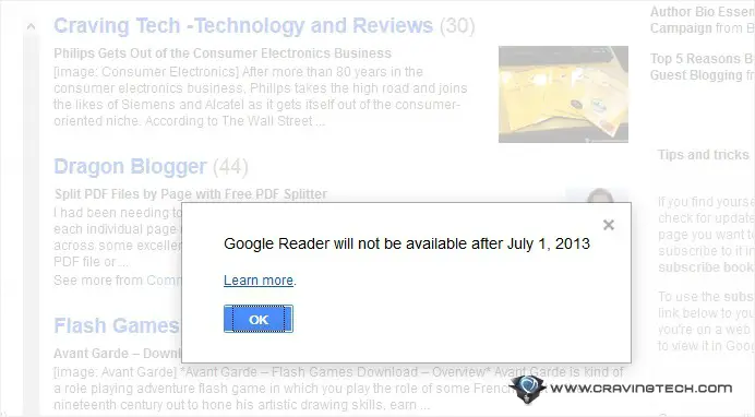 Google Reader Alternatives
