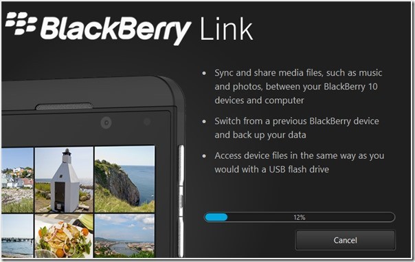 installing BlackBerry Link