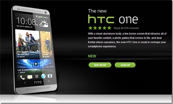 HTC One phone