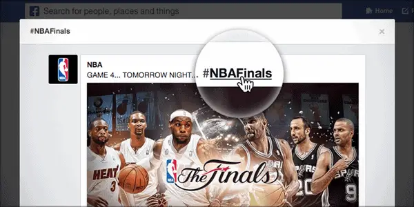 Facebook introduced Twitter-styled hashtags for topics