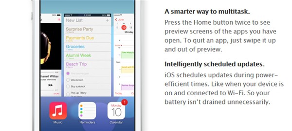 iOS 7 multitask