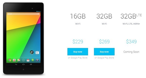 Buy new Google Nexus 7