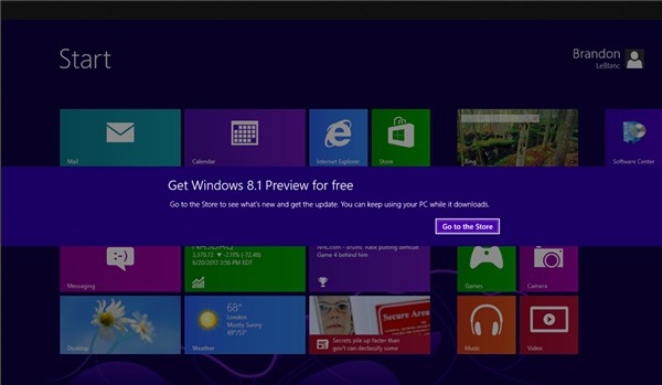 Windows 8 preview