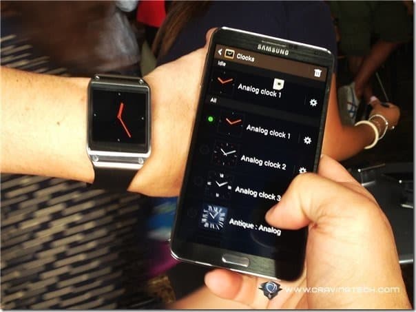 Samsung GALAXY Gear and GALAXY Note 3