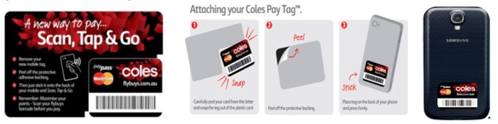 Coles pay tag