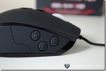 right side of mouse