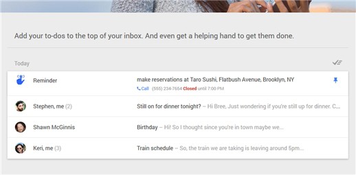 To do Google Inbox