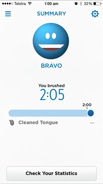 brushing and cleaning tongue