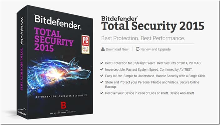free Bitdefender Total Security 2015 license