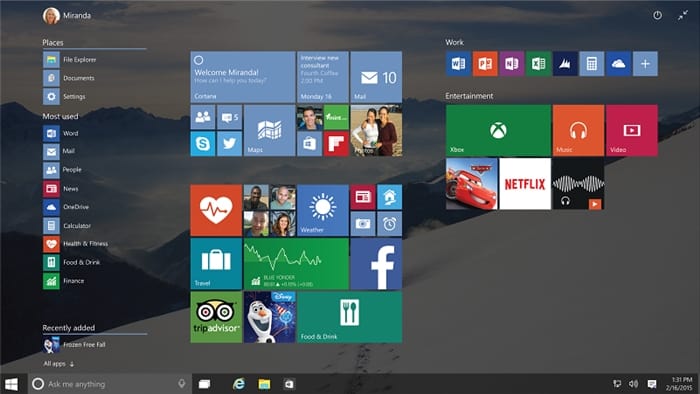 Microsoft Windows 10