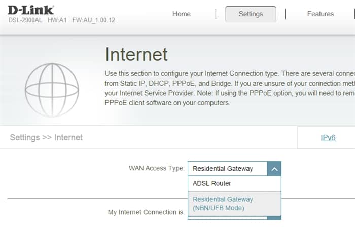 d-link viper FTTB setup