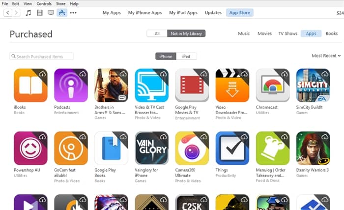 How to remove apps purchase history from iTunes (iOS)