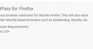 LastPass Firefox