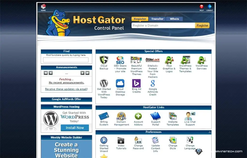 HostGator Cpanel