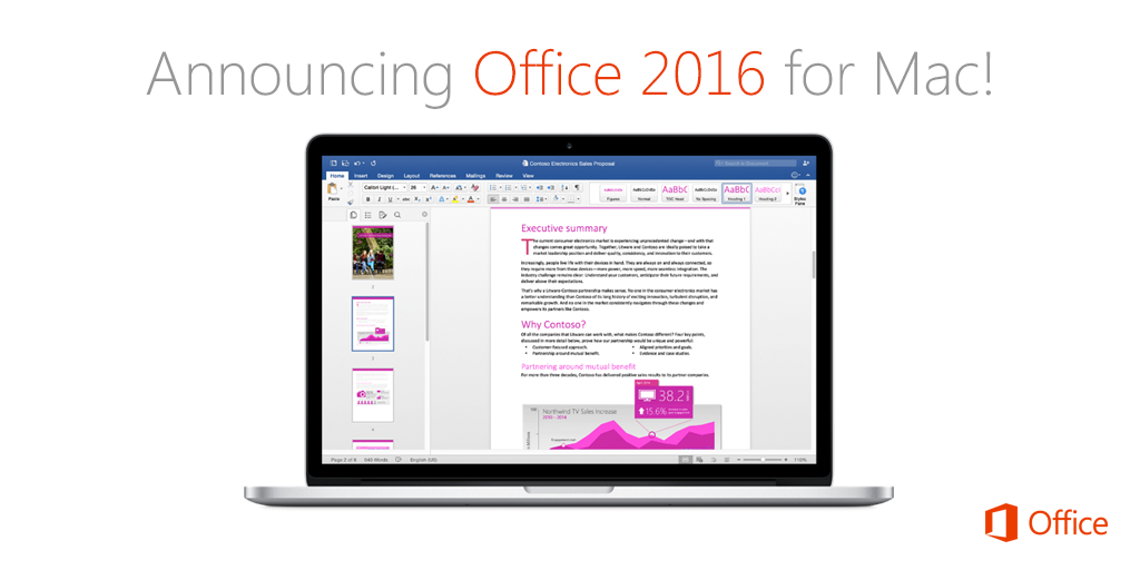 Office 2016 Mac