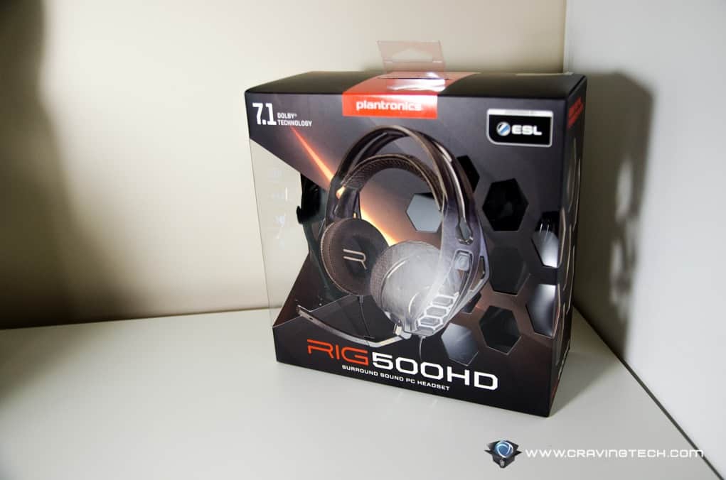 Plantronics rig 500hd 7.1 surround shop sound gaming headphone for pc