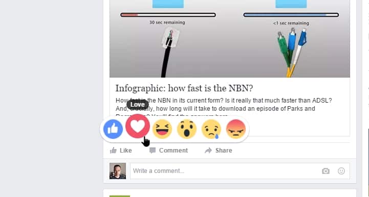 Facebook Reactions