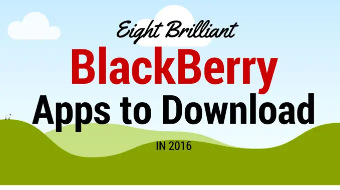 8 BlackBerry apps