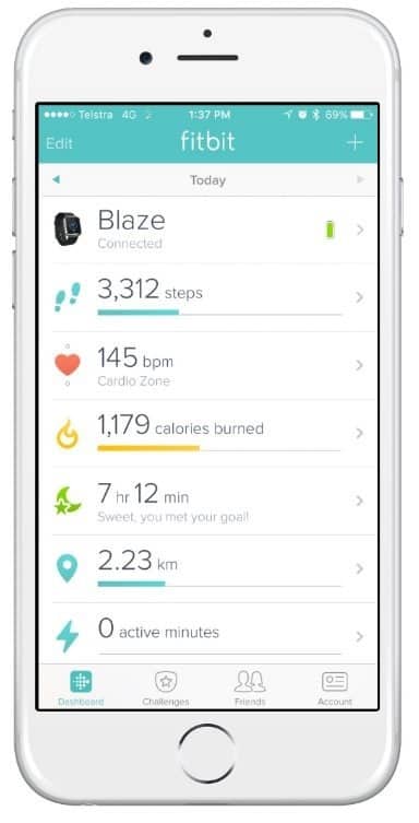 Fitbit Blaze Screenshot 3