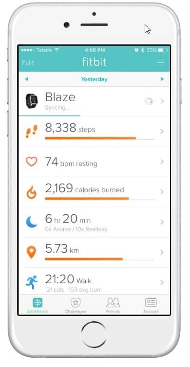 Fitbit Blaze Screenshot 5