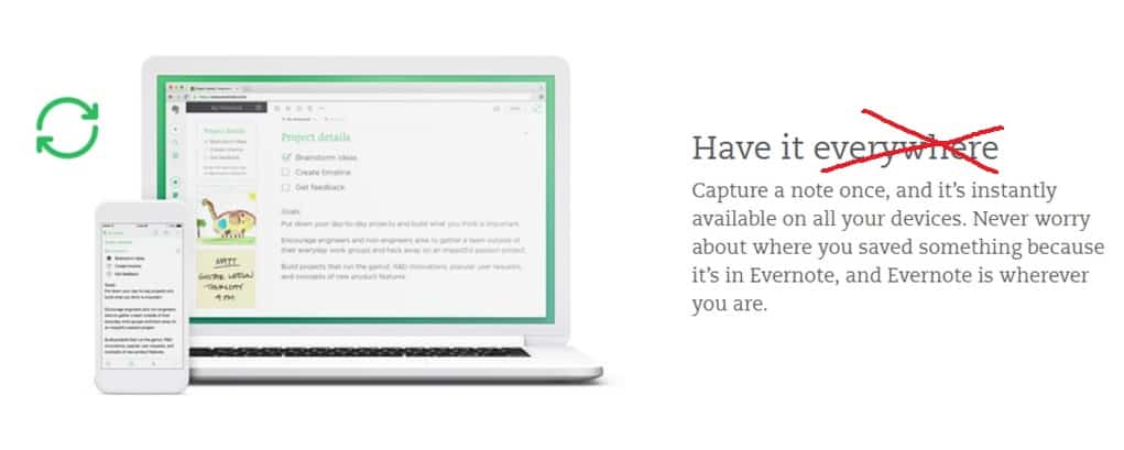 Evernote not free