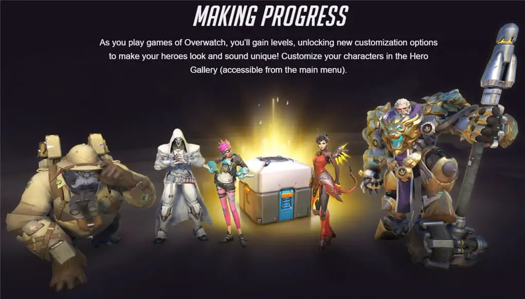 Overwatch heroes skins