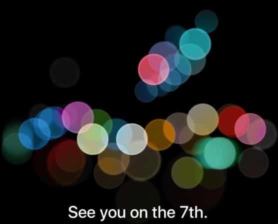 iPhone 7 announcement