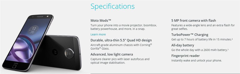 moto-z-specs