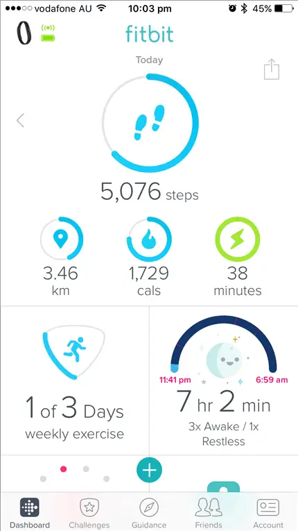 Fitbit Flex 2 Review screen 2