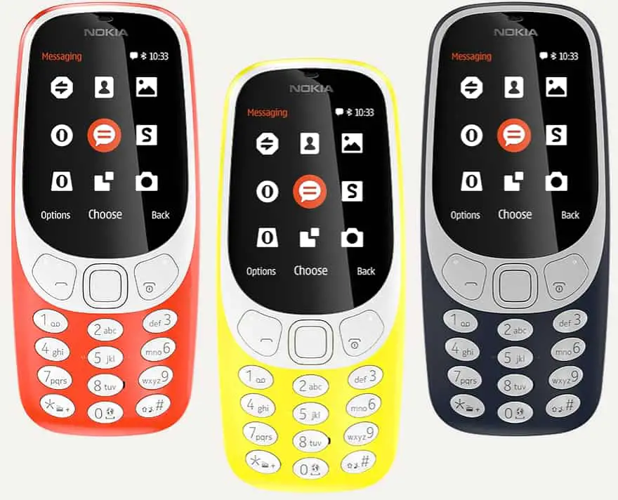 new Nokia 3310 colours