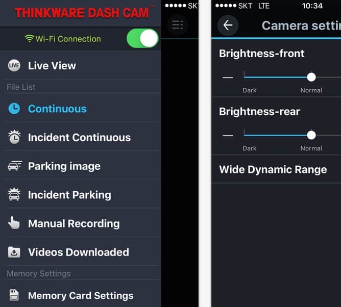 Thinkware iOS app