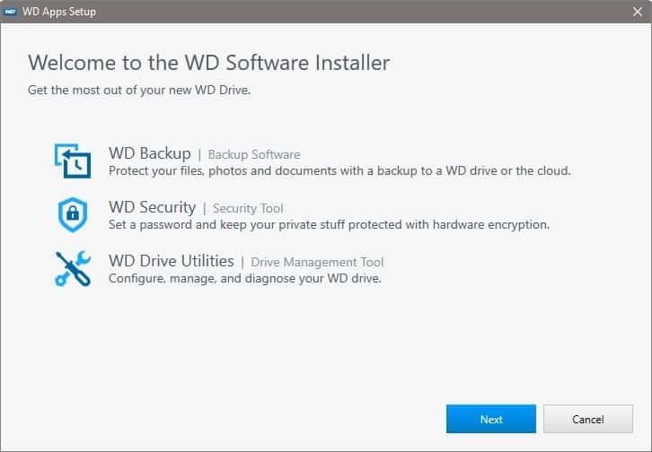 WD Apps Setup