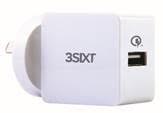 3SIXT Quick Charge Wall Charger