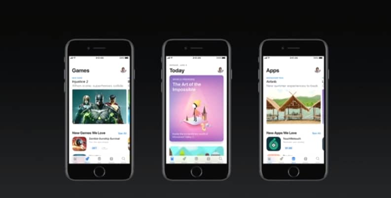 iOS 11 App Store redesign