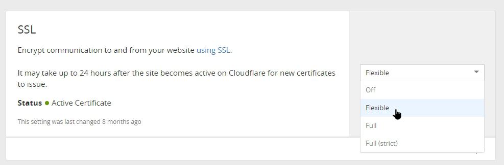 Cloudflare SSL