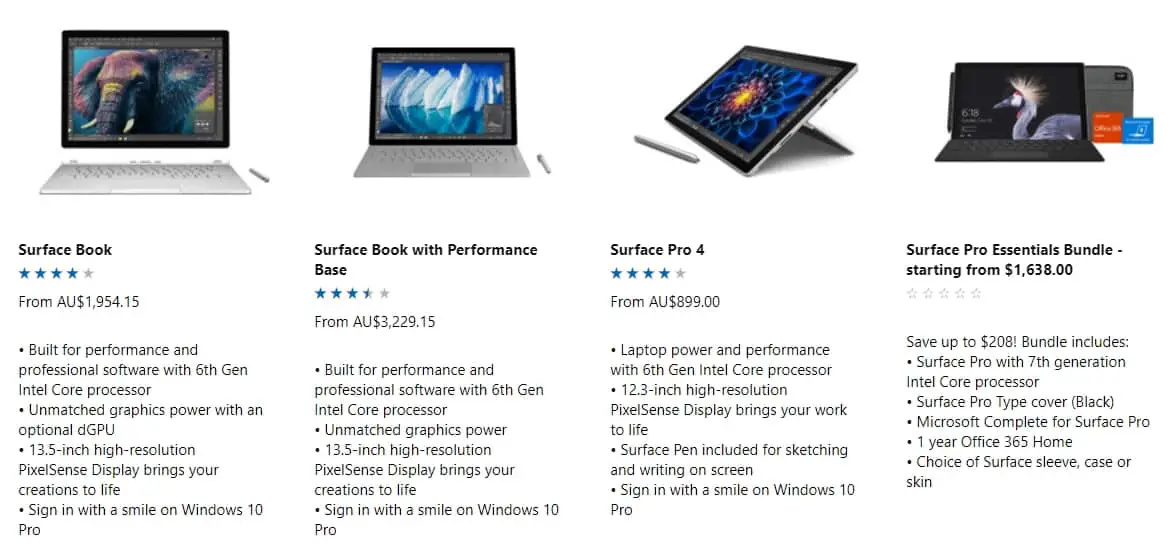 Microsoft Surface deals