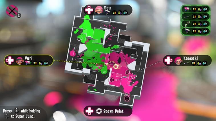 Splatoon 2 map inks