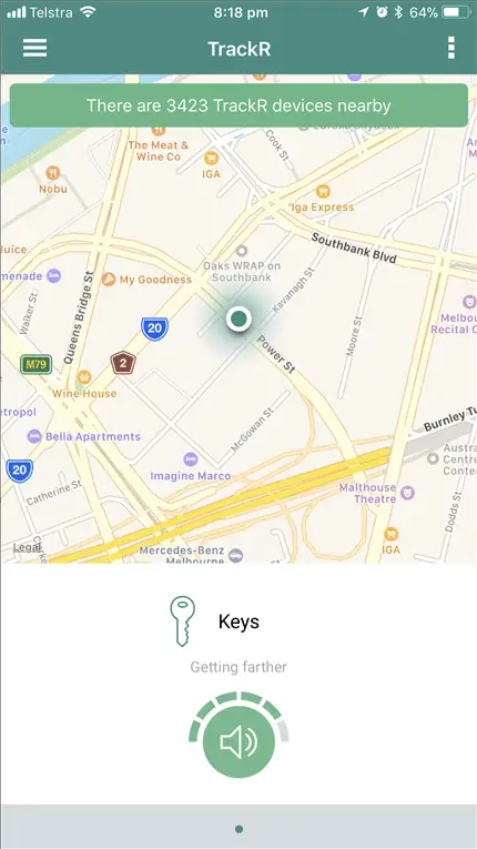 TrackR Crowd Locate